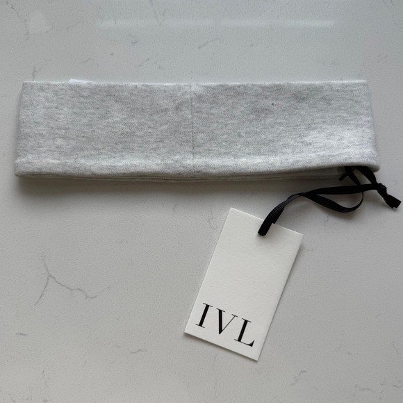 Revolve IVL Collective Jersey Headband - One Size‎ - Heather Grey - NWT - Picture 5 of 6